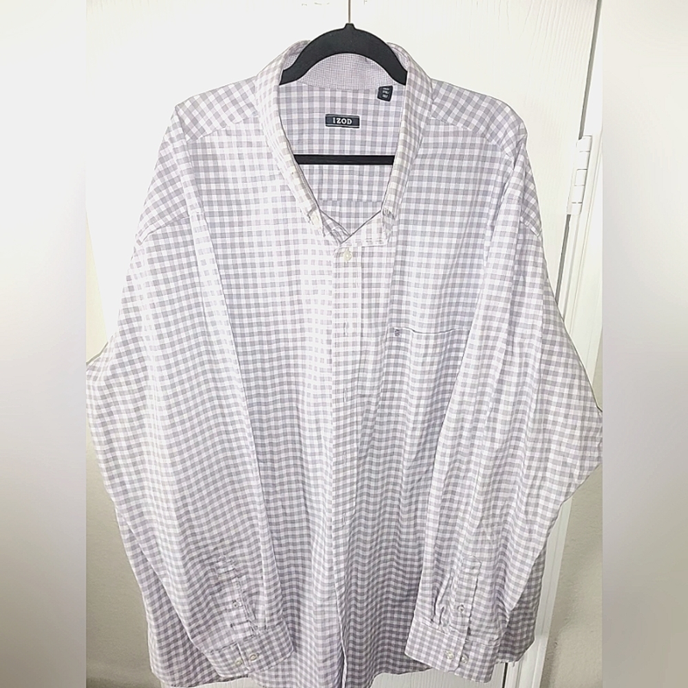 Big and Tall IZOD Checkered Shirt